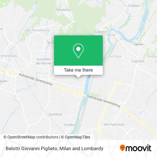 Belotti Giovanni Piglieto map