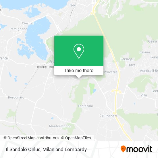 Il Sandalo Onlus map