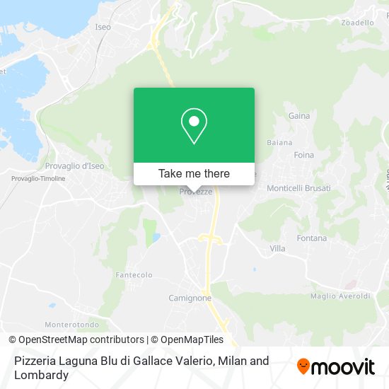 Pizzeria Laguna Blu di Gallace Valerio map