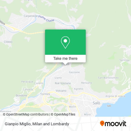 Gianpio Miglio map