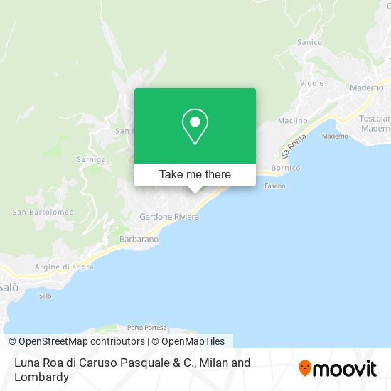Luna Roa di Caruso Pasquale & C. map