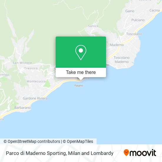 Parco di Maderno Sporting map