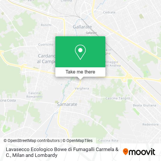 Lavasecco Ecologico Bowe di Fumagalli Carmela & C. map