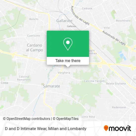 D and D Intimate Wear map