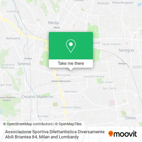 Associazione Sportiva Dilettantistica Diversamente Abili Briantea 84 map