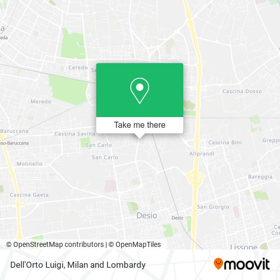 Dell'Orto Luigi map