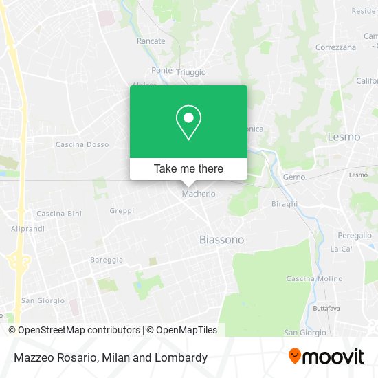 Mazzeo Rosario map