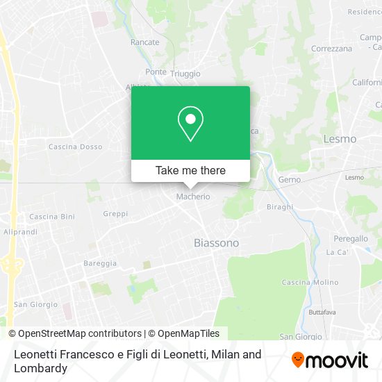 Leonetti Francesco e Figli di Leonetti map
