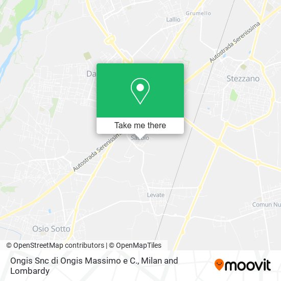 Ongis Snc di Ongis Massimo e C. map