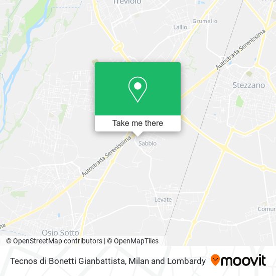Tecnos di Bonetti Gianbattista map