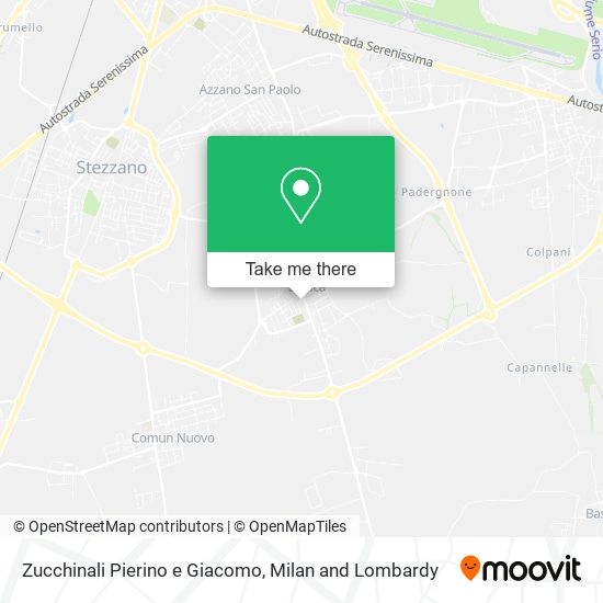 Zucchinali Pierino e Giacomo map