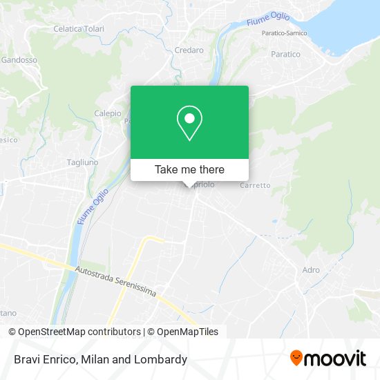 Bravi Enrico map