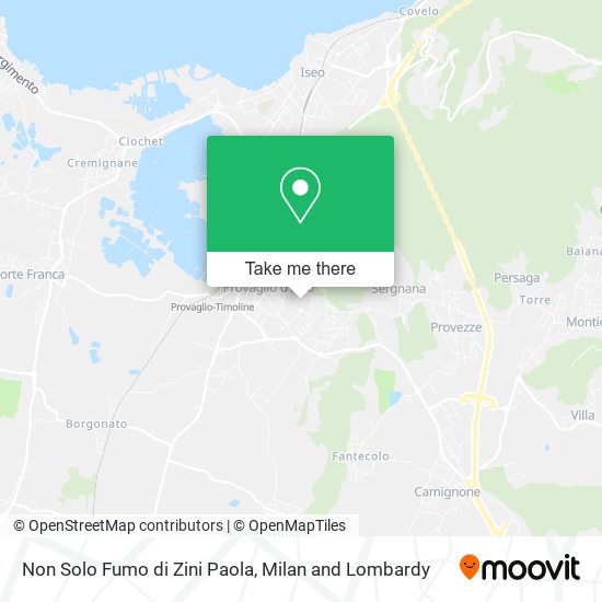 Non Solo Fumo di Zini Paola map