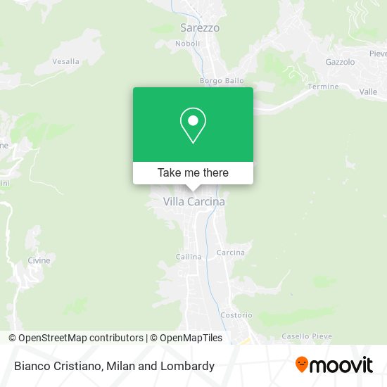 Bianco Cristiano map