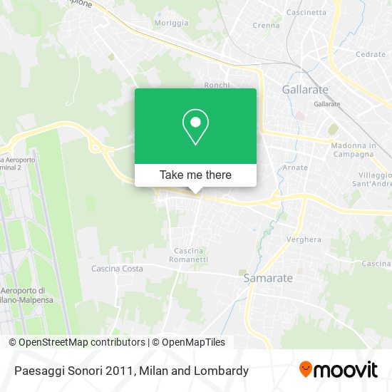 Paesaggi Sonori 2011 map