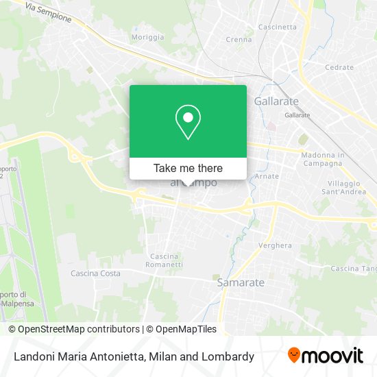 Landoni Maria Antonietta map