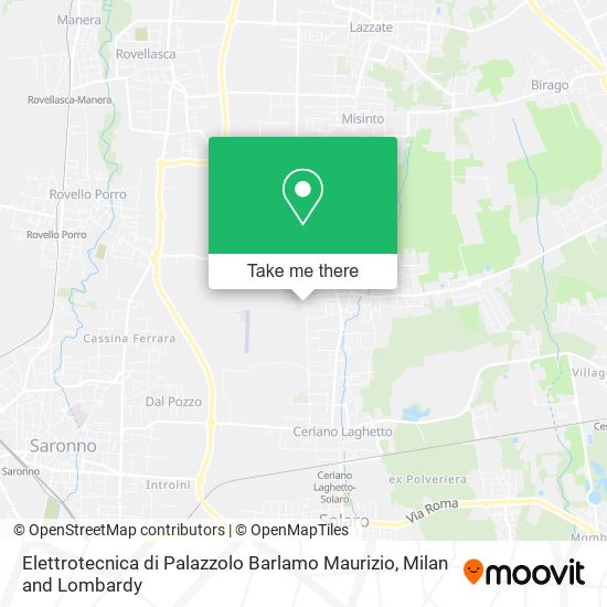 Elettrotecnica di Palazzolo Barlamo Maurizio map