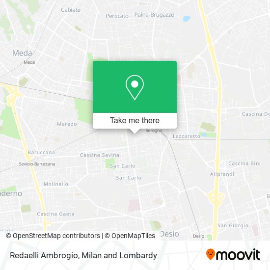 Redaelli Ambrogio map