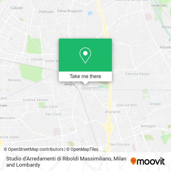 Studio d'Arredamenti di Riboldi Massimiliano map