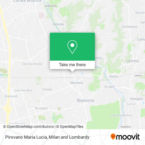 Pirovano Maria Lucia map