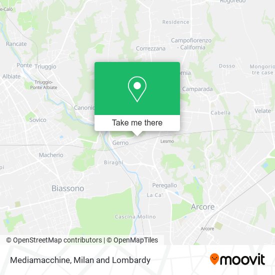 Mediamacchine map