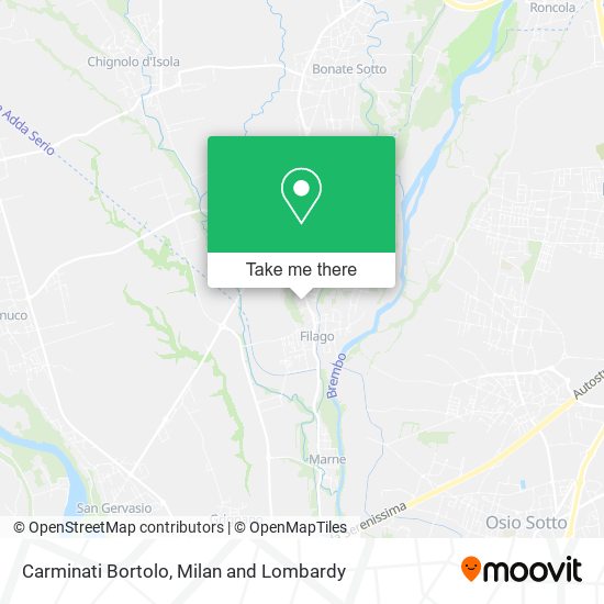 Carminati Bortolo map