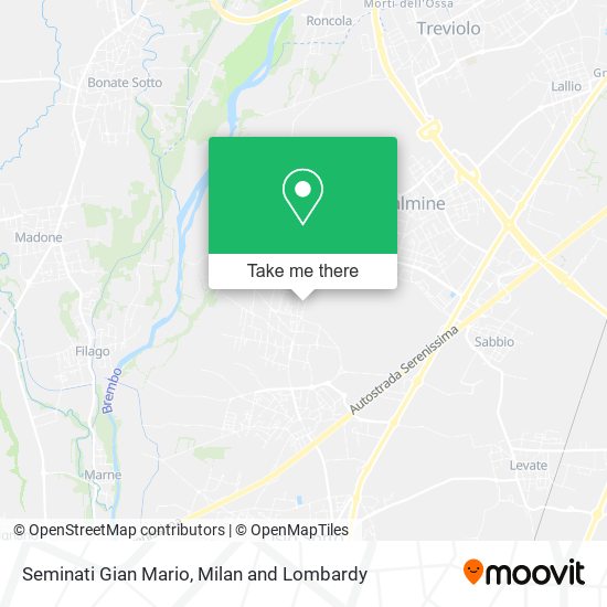 Seminati Gian Mario map