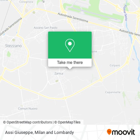 Assi Giuseppe map