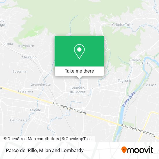 Parco del Rillo map