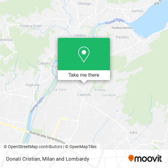 Donati Cristian map