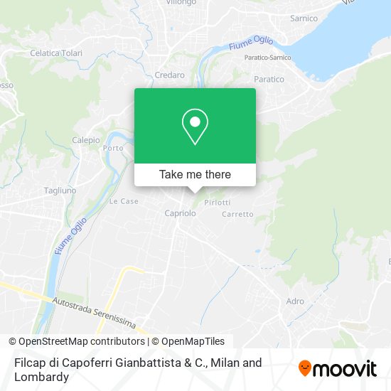 Filcap di Capoferri Gianbattista & C. map