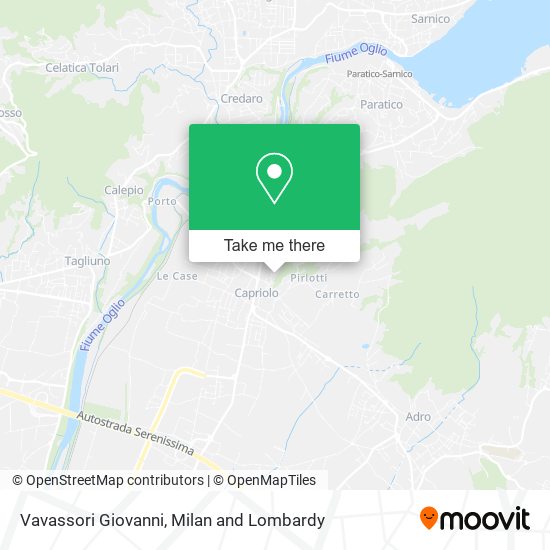 Vavassori Giovanni map