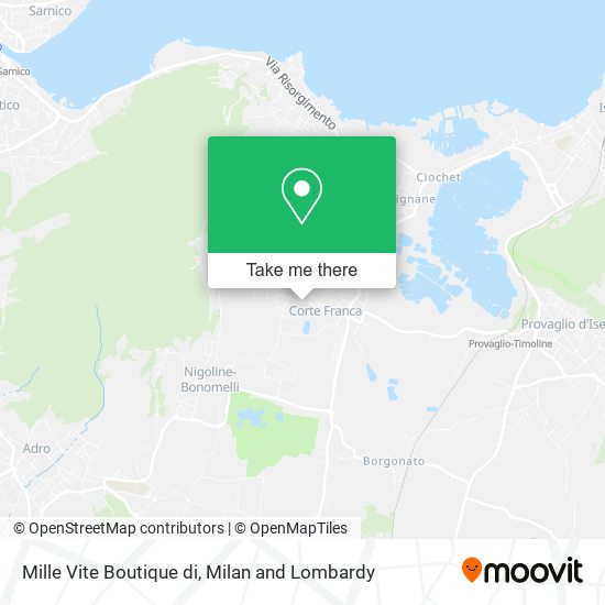 Mille Vite Boutique di map