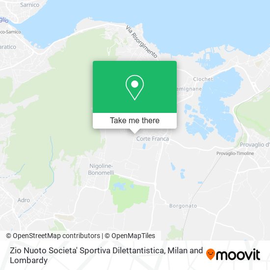 Zio Nuoto Societa' Sportiva Dilettantistica map