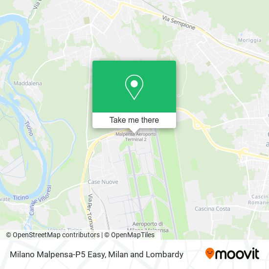 Milano Malpensa-P5 Easy map