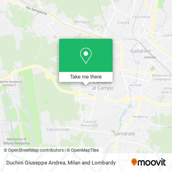 Duchini Giuseppe Andrea map