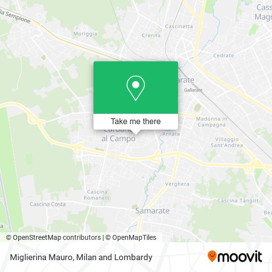 Miglierina Mauro map
