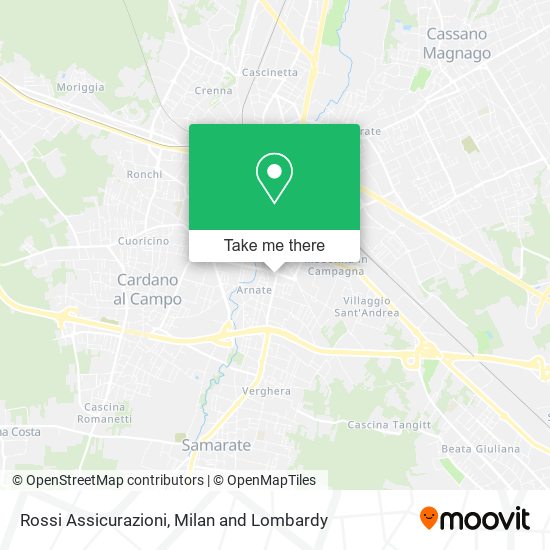 Rossi Assicurazioni map
