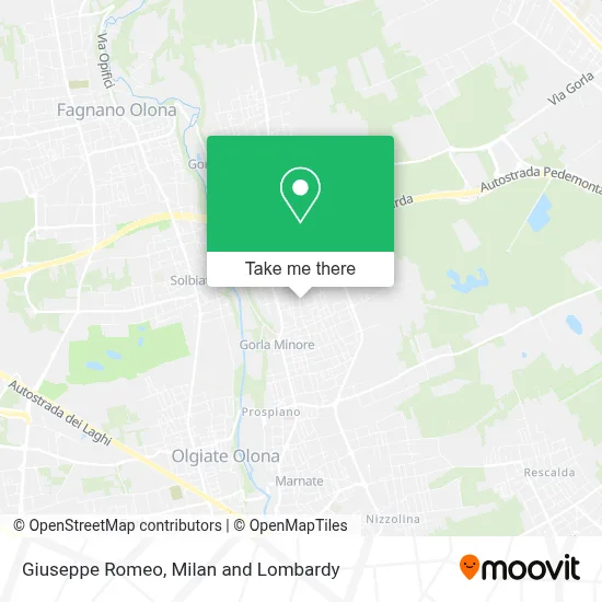 Giuseppe Romeo map