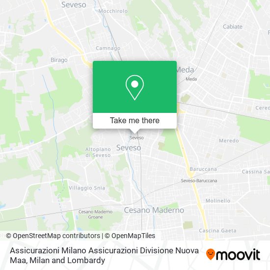 Assicurazioni Milano Assicurazioni Divisione Nuova Maa map