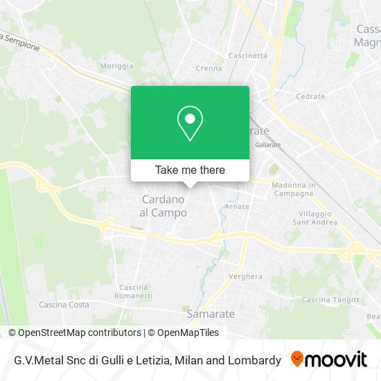 G.V.Metal Snc di Gulli e Letizia map