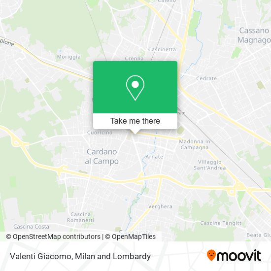 Valenti Giacomo map