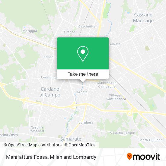 Manifattura Fossa map