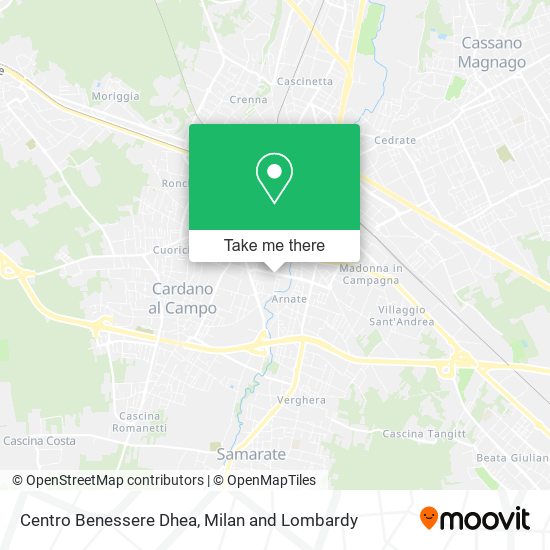 Centro Benessere Dhea map