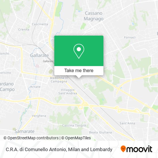 C.R.A. di Comunello Antonio map