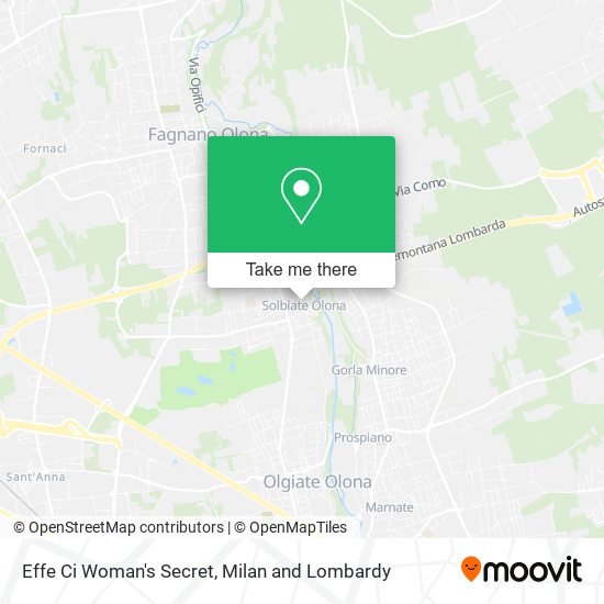 Effe Ci Woman's Secret map