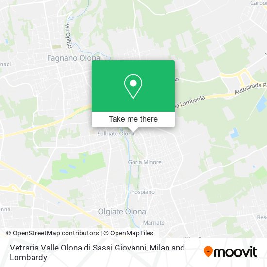 Vetraria Valle Olona di Sassi Giovanni map