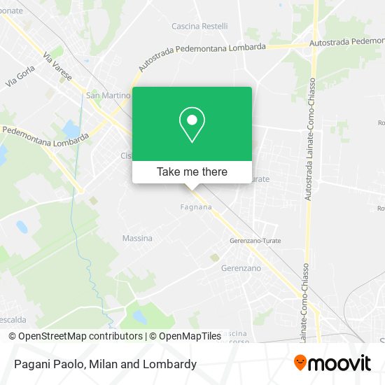 Pagani Paolo map