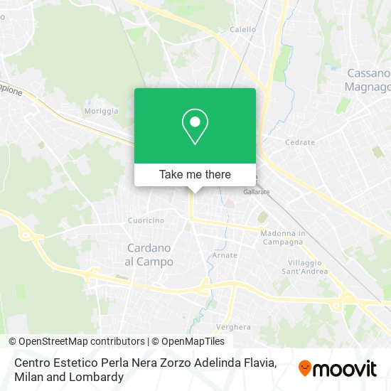 Centro Estetico Perla Nera Zorzo Adelinda Flavia map