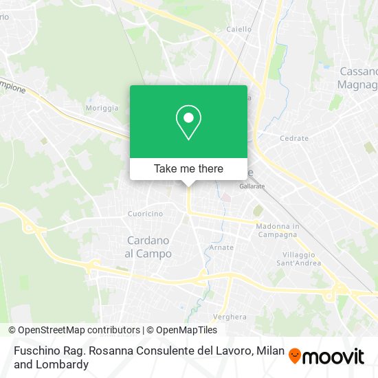 Fuschino Rag. Rosanna Consulente del Lavoro map